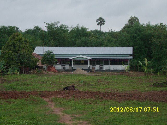 Vista de la escuela Man Pyay